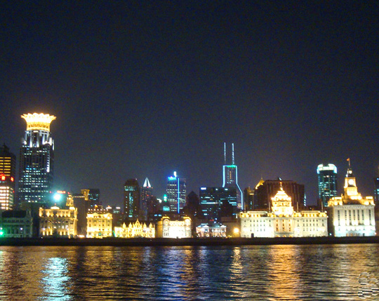 黄浦江の夜景
