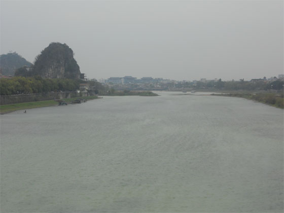 桂林漓江の水位