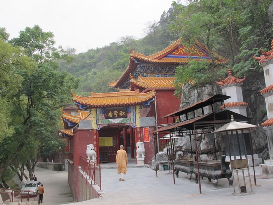 辺鄙なところにある「祝聖寺」.桂林