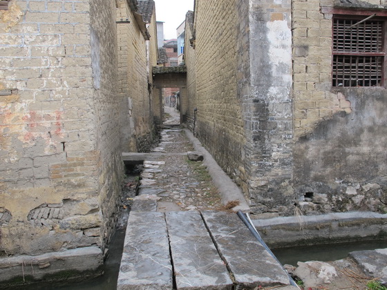 熊村にはこのような路地が六本あります