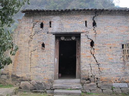 高田郷の村の古い家.桂林観光