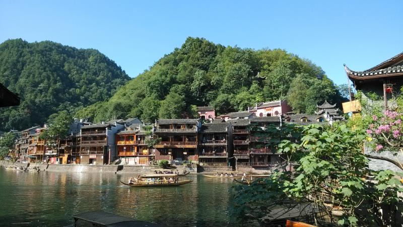 鳳凰古城 沱江クルーズ
