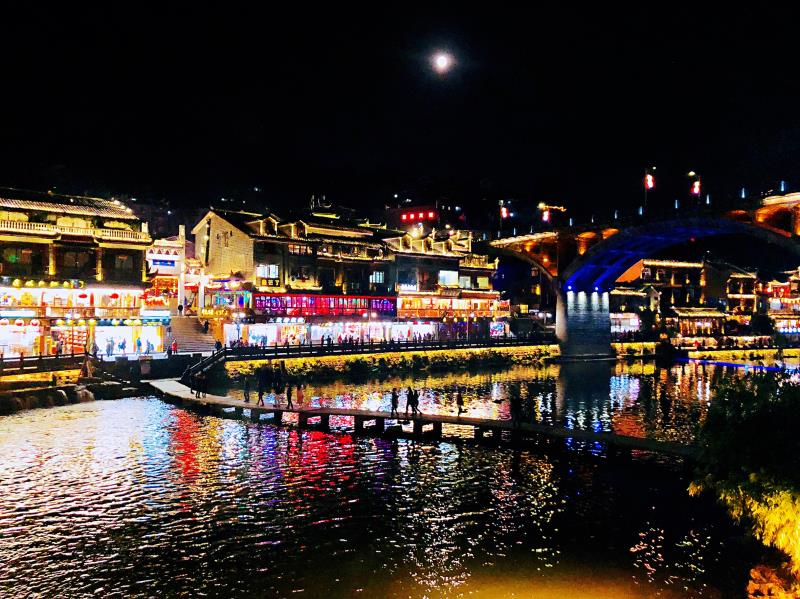 鳳凰古城 古城夜景
