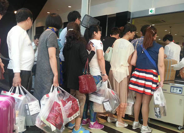中国人の海外ショッピング