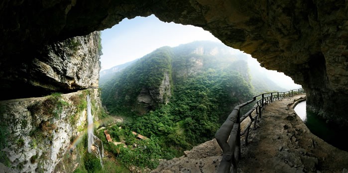 張家界大峡谷風景区の風景